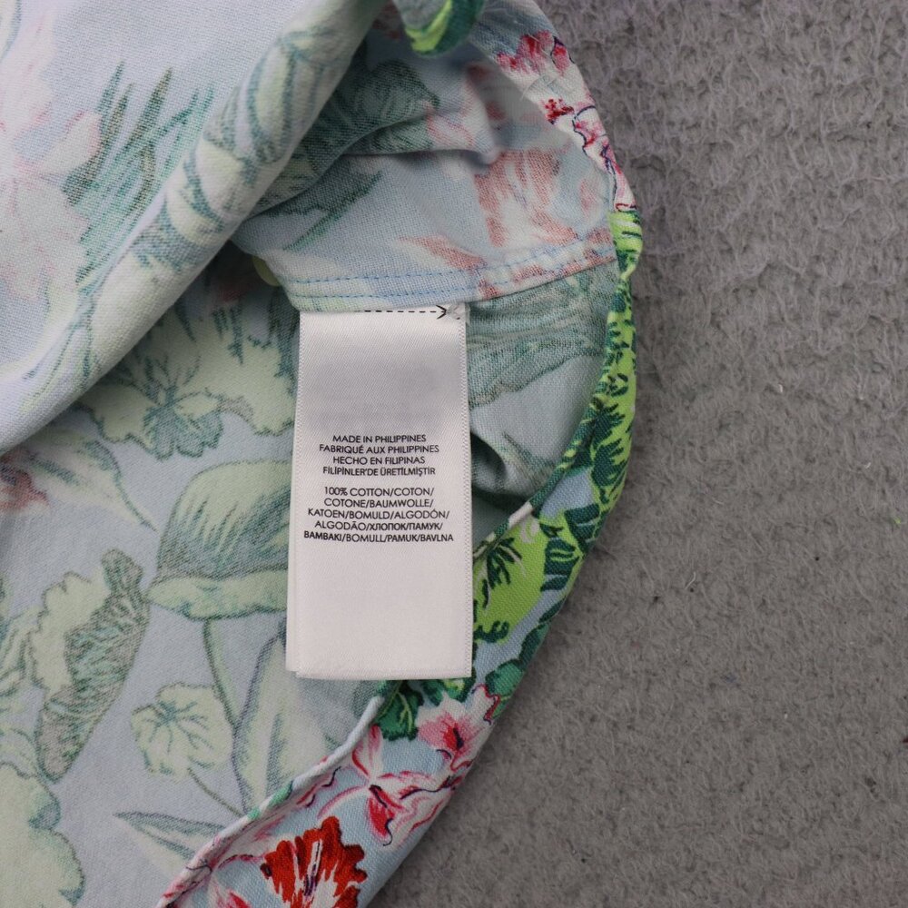 Ralph Lauren Shirt Mens Small Slim Fit Multicolor Floral Hawaiian Button Down - Picture 4 of 11